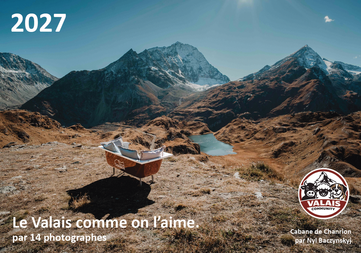 Calendrier 2027 "Le Valais comme on l'aime"